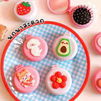 ราคา หวีกระจกพับแบบพกพา หวีกระจกแต่งหน้า ลายการ์ตูน น่ารักๆ พร้อมส่ง Folding Comb Airbag หวีพับพร้อมกระจก (21173188800)