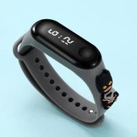 ราคา นาฬิกาข้อมือเด็ก ลายการ์ตูน สร้างสรรค์ บุคลิกภาพ นักเรียน อิเล็กทรอนิกส์ touchLEDWaterproof ring นาฬิกาข้อมือผู้ชาย (18200320833)