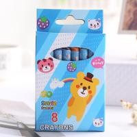 ราคา สีเทียน Crayons 8 สี การ์ตูนน่ารักชุด สีชอล์คน้ำมัน เครื่องเขียน อุปกรณ์การเรียน (20971480177)