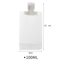 ราคา ซองแบ่งของเหลว ถุงใส่ครีม เป็นถุงฝาเกลียว ฝาเปิดปิด ใช้แบ่งครีม ขนาด 30ML 50ML 100ML (22013180463)
