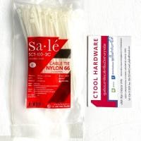 ราคา เคเบิ้ลไทด์ Cabletie สายรัด หนวดกุ้ง SA LE เคเบิลไทร์ ขนาด 4นิ้ว 6นิ้ว 8นิ้ว 10นิ้ว 12นิ้ว 15 3 4นิ้ว สีขาว by ctoolhardware ซีทูล (11511041701)