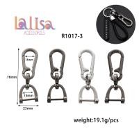 ราคา ตะขอคอหมาโลหะผสม ตะขอคอหมาก้ามปู อุปกรณ์อะไหล่ตกแต่ง สําหรับคล้องพวงกุญแจ alloy dog clips R1017 3 (22705140265)