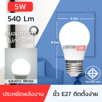 ราคา หลอดไฟLED 5w 7w 9w 13w 15w 18w 24w หลอดไฟ led กลม หลอดไฟ LED E27 หลอดประหยัดไฟ หลอดไฟแอลอีดี แสงสว่างนวลตา (21460991183)