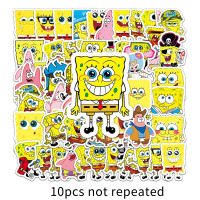 ราคา 60pcs Cartoon Cute SpongeBob SquarePants Sticker Skateboard Snowboard Notebook Vinyl Sticker (21736885774)