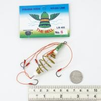 ราคา ตะกร้อตกปลา ตราระฆัง ตะกร้อพวงตกปลา ตะกร้อเบ็ด สำเร็จรูป เบอร์ 7 8 10 (22608131313)