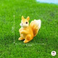 ราคา กระรอกหางฟู ตุ๊กตาจิ๋ว โมเดลจิ๋ว แต่งสวน ตุ๊กตาแต่งสวนจิ๋ว ตุ๊กตาจัดสวนถาด (21726971760)
