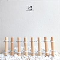 ราคา ตุ๊กตาแต่งสวน รั้วไม้ ดัดได้ จัดสวนถาด ตุ๊กตาแต่งสวนจิ๋ว จัดสวนถาด โมเดลบ้านจิ๋ว (17345833915)