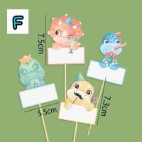 ราคา ป้ายปักเค้กไดโนเสาร์ ตกแต่งเค้กวันเกิด (21628025260)