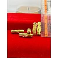 ราคา 1ชิ้น ตะกรุด ท้าวเวส เกราะ เพชร 5แถวนะอกแตกงานทองเหลือง (22825179980)