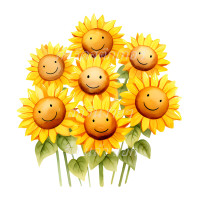 ราคา ตัวรีดติดเสื้อ ดอกทานตะวัน การ์ตูน ฟิลม์รีดร้อน พิมพ์ลาย สติกเกอร์รีดติดเสื้อ สกรีนลาย ฟิลม์ DFT DTF (22258558915)