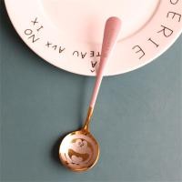 ราคา ช้อนสแตนเลส ช้อน ช้อนกินข้าว ช้อนชงกาแฟ ช้อนกาแฟ ช้อนการ์ตูน ช้อนหัวกลม 304สแตนเลส ช้อนทอง เงิน ช้อนกาแฟสวยๆ Jobtea th (21190103957)