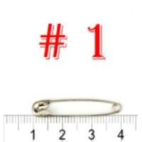 ราคา เข็มกลัด เข็มกลัดซ่อนปลายสีเงิน safty pin คุณภาพดี 1 แพ็ด มี 12 อัน (9853864540)