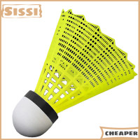 ราคา Sissi ลูกแบดมินตันพลาสติกลูกแบดมินตัน1ชิ้นทนทานสีเหลืองสีขาวนักเรียนแบดมินตันไนลอนทนทานลูกแบดมินตัน (21675153029)