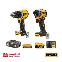 ราคา DEWALT ชุดสว่านไร้สาย 20V รุ่น DCK2050P1E1T DCD805 DCF850 พร้อมแท่นชาร์จ แบต 1 7Ah และ 5 0Ah (21006996297)