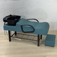 ราคา เตียงสระผม เตียงสระ เตียงสระผม เตียงสระผมร้านเสริมสวย เตียงสระ เบาะนุ่ม ครบชุด เตียงสระพร้อมอ่างและอุปกรณ์ พร้อมอ่างล้างเซรามิก แถมฟรีอุปกรณ์อ่าง Hair washing bed shampoo bed (21967427841)