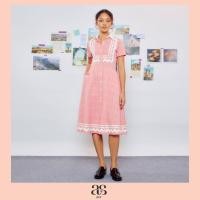 ราคา EXCLUSIVE 2 22 ASV Glenna shirtdress in tint เชิ้ตเดรส แขนสั้น ชายแต่งปีเก้ ผ้าลายตาราง (14645275693)