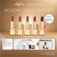 ราคา เอสเต ลอเดอร์ Limited Edition Estee Lauder 5 pc Makeup Set Including 5 full size Limited Edition Lipsticks Magical Illusions Holiday Lipstick Gift Set (22781275306)