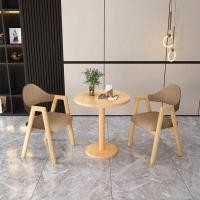 ราคา ชุดโต๊ะกาแฟ DD124 โต๊ะกาแฟ เก้าอี้ โต๊ะกลมโมเดิร์น มินิมอล สีขาว สีไม้ ขายดีมาก (21314234654)