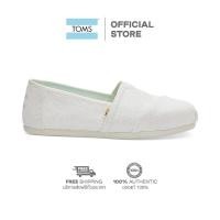 ราคา TOMS รองเท้าลำลองผู้หญิง แบบสลิปออน Slip on รุ่น Ivory Glitter รองเท้าลิขสิทธิ์แท้ (15905210937)