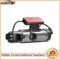 ราคา MotorrTop เครื่องบันทึกกล้องสำหรับรถยนต์กล้องหน้ารถอัตโนมัติเครื่องบันทึกวีดีโอรถแบบมีสองเลนส์หลายภาษากล้องถ่ายวิดีโอในเวลากลางคืนการตรวจจับการเคลื่อนไหว DVR 170องศารถมุมกว้าง (17217913953)