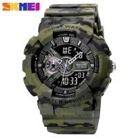 ราคา SKMEIนาฬิกาข้อมือผู้ชายนาฬิกาข้อมือหรูLEDอิเล็กทรอนิกส์ดิจิตอลสัปดาห์เวลาแฟชั่นผู้ชายนาฬิกานักธุรกิจกันน้ำนาฬิกากีฬา (5633198068)