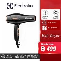 ราคา Electrolux เครื่องเป่าผม ลมแรง ปลอดภัยและสะดวกสบายและรวดเร็ว ไดร์เป่าผม Hair dryer ไดร์เป่าผมไอออนลบ ลมร้อนลมเย็น (22461655504)