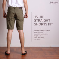 ราคา JACK RUSSEL กางเกงขาสั้น กระบอกใหญ่ รุ่น JS 111 (21694793559)