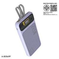 ราคา ส่งฟรี ชาร์จไฟช่อง TYPE C ได้ Asaki NEW Power Bank 10000 mAh มี มอก USB 2 ช่อง พาวเวอร์แบงค์ ชาร์จเร็ว 22 5W Fast Charge จอ LED รุ่น A B3566F รับประกัน 1 ปี (22624687639)