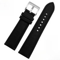 ราคา ของแท้ หนัง เส้นใยไนลอนรูปแบบนาฬิกา Ne2 Universal Fit สําหรับ Casio Longines Omega 20 24 มม หัวเข็มขัด Matte Interface (10765655583)