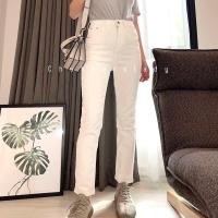ราคา ทรงบอยสลิมผ้ายืดสีขาวเอวสูง S 6XL เอว 24 42 (20713119224)