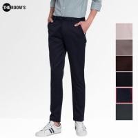 ราคา THE ROOMS เดอะรูม กางเกงสแล็ค กางเกงทำงาน กางเกงขายาว ผ้าชาลี ผ้ายืด ขากระบอกเล็ก (22370077693)