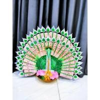 ราคา ต้นกฐินต้นผ้าป่านกยูงริบบิ้นพร้อมไม้เสียบ50ไม้ใหญ่อลังการ โฉมใหม่สวยกว่าเดิม (22652063755)