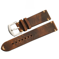 ราคา นุ่ม สีดำ ของแท้ หนัง สายนาฬิกาสําหรับผู้ชายเหมาะสําหรับ Mido Concord Force 19 20 21 22 24 มม หัวเข็มขัดทนทาน ตะขอเกี่ยว (10642401925)