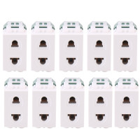 ราคา Pocainoe 10ชิ้น ปลั๊กเมจิก ปลั๊กเดี่ยว ปลั๊กฝังเดียวchang Nationine ช้าง เต้ารับเดี่ยว ปลั๊กเมจิก ของแท้ ขาเสียบ รุ่นใหม่ เต้ารับเมจิก ปลั๊กเดี่ยว (22185896345)