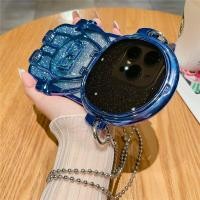 ราคา CSCR สายคล้องแบบคาดตัวเคสสำหรับไอโฟนโทรศัพท์นักบินอวกาศ11 12 13 14 15 Pro Max 14 15 Plus เคสใสเคลือบโซ่พร้อมเคสกันกระแทกกากเพชร (21373730262)