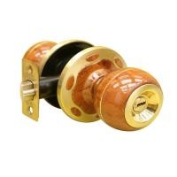 ราคา กุญแจลูกบิดJACK รุ่น 9572W SB ลายไม้ 2 กษัตรย์ทอง ทรงกลมแป้น (15110797507)