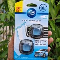 ราคา แพ็คคู่ ambipur car mini clip 2 2 ml น้ำหอมในรถยนต์ 6 กลิ่นพร้อมส่ง (22167628265)