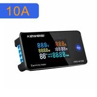 ราคา เครื่องวัดแรงดันไฟฟ้าแบบดิจิตอล6 In 1 AC KWS AC300 100A 10A 50 300V (22663037472)