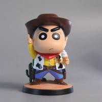 ราคา goya103 17ซม Sharp edged Crayon Shin Chan อะนิเมะ Nohara Shinnosuke คอสเพลย์ Toy Story Woody คาวบอย Q PVC รุ่น Action ตัวอักษรคอลเลกชันเดสก์ท็อปคอมพิวเตอร์รุ่นของเล่นตุ๊กตา (22581947176)