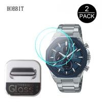 ราคา 2Pcs HD Clear สำหรับ Casio EDIFICE EFR S108D EFS S570DB EFS S570DC EFR S108D สมาร์ทวอท์ชปกป้องหน้าจอ2 5D กระจกเทมเปอร์ (9450079985)