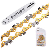 ราคา บา บาร์เลื่อยพร้อมโซ่ ขนาด 12 นิ้ว หัวเฟือง บาร์ โซ่ บาร์ พร้อมโซ่ บาร์เลื่อย โซ่สำหรับบาร์เลื่อย 12 นิ้ว เลื่อยยนต์ (22673662134)