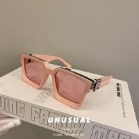 ราคา แว่นตาฮิปฮอปแว่นกันแดดกรอบสี่เหลี่ยมที่แว่นกันแดดเลนส์สีแว่นเลนส์อ่อนป้องกันสีน้ำเงิน (18337230609)