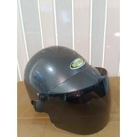 ราคา หมวกกันน็อคครึ่งใบ สีขาว สีดำ สีชมพู สีแดง Size L 60 cm แถมฟรี กระจกบังแดด มอก (19636005386)