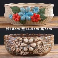 ราคา พืชกระถางเซรามิกขนาดใหญ่ลดราคา กระถางดอกไม้ขนาดเล็กสร้างสรรค์ เหมาะสําหรับเดสก์ท็อปและพื้นที่พื้นดิน (21586048730)