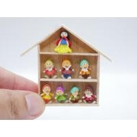 ราคา บ้านตุ๊กตาจิ๋ว สโนว์ไวท์กับคนแคระทั้งเจ็ด งานดินปั้น สุ่มแบบ ของจิ๋ว ของตกแต่ง บ้านตุ๊กตา Handmade (21424583034)