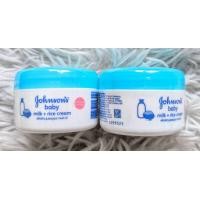 ราคา พร้อมส่ง ครีมจอห์นสันกระปุก 50 กรัม 2 กระปุก 165 1 กระปุก 85 บาท ขนาด 50 กรัม Johnsons baby milk rice cream (22578717327)