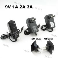 ราคา AC 110V 220V to DC 9V 1A 2A 3A 9V2A 9V1A Power Supply Adapter Converter Charger EU US plug 1000ma 2000ma for cctv camera Router YB23TH (20414822449)