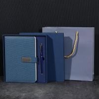 ราคา โน้ตบุ๊คสั่งทำพิมพ์ได้โลโก้ธุรกิจชุดกล่องของขวัญระดับไฮเอนด์ A5ของขวัญองค์กรปากกาสมุดบันทึกปกสลักตัวอักษร (21355163572)