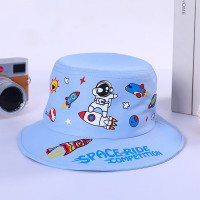 ราคา หมวกเด็ก หมวกบักเก็ต อายุ 3 7 ปี ลายนักบินอวกาศการ์ตูนน่ารัก2024 (21858937538)