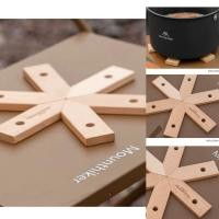 ราคา Mountainhiker ไม้บีช ที่รองแก้วแคมป์ปิ้ง จานรองแก้วน้ำ ที่รองแก้วน้ำ รองแก้ว ที่รองหม้อ แผ่นรองหม้อ แผ่นรองแก้ว (19816350678)